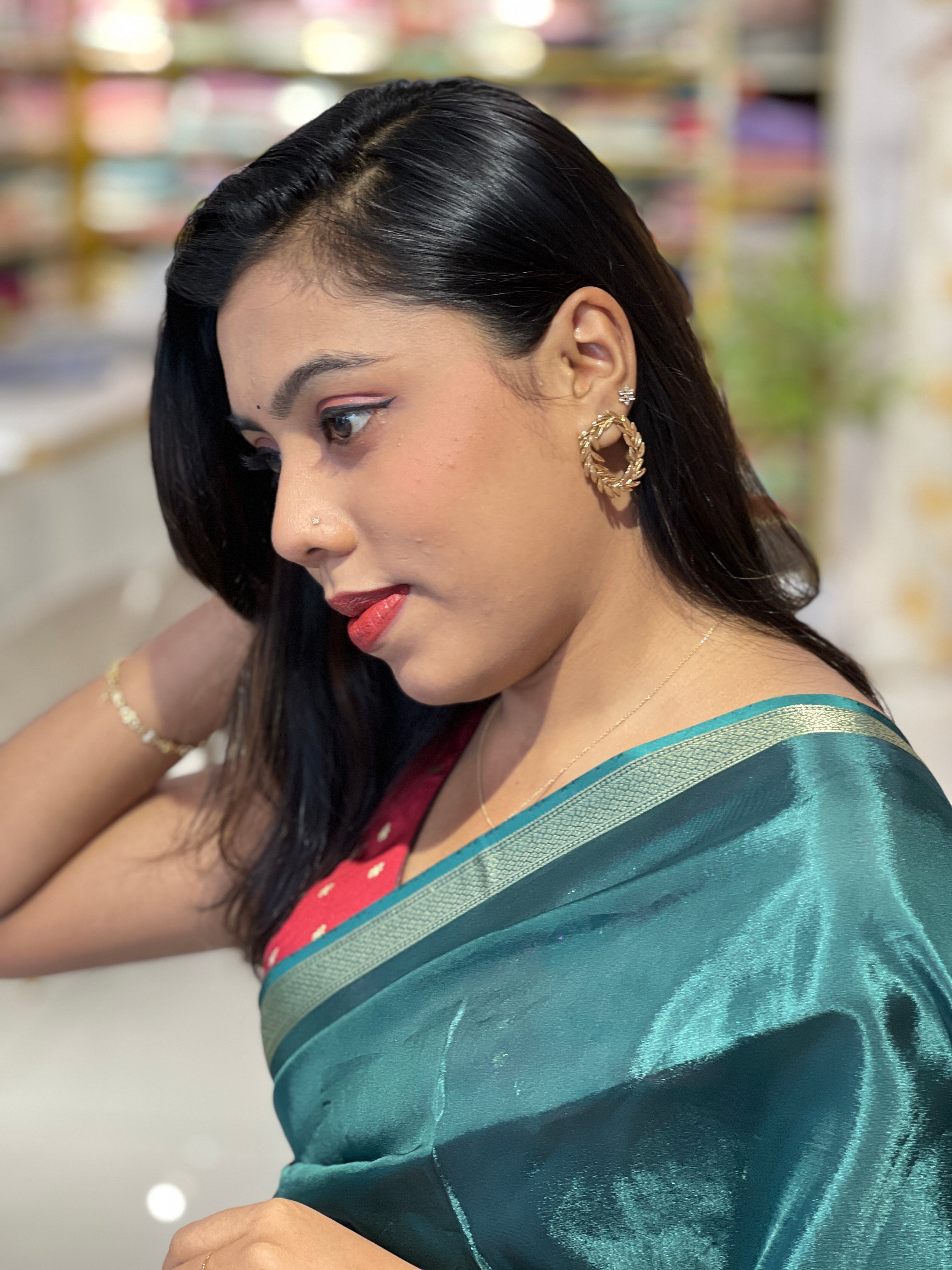 Elegant Laurel Wreath Earrings | JE191