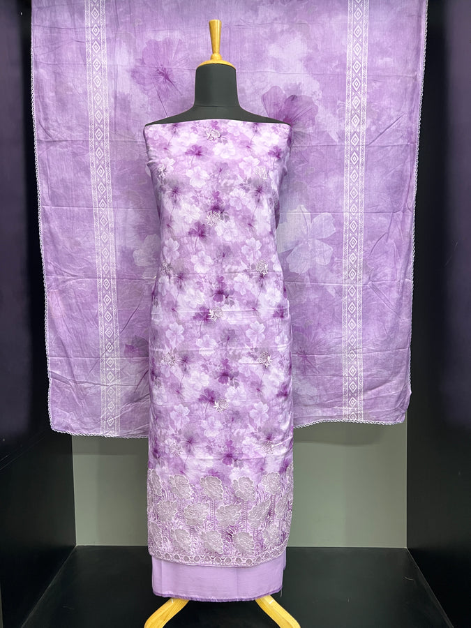 Floral Digital Print Pattern Cotton Salwar Set | SW2175