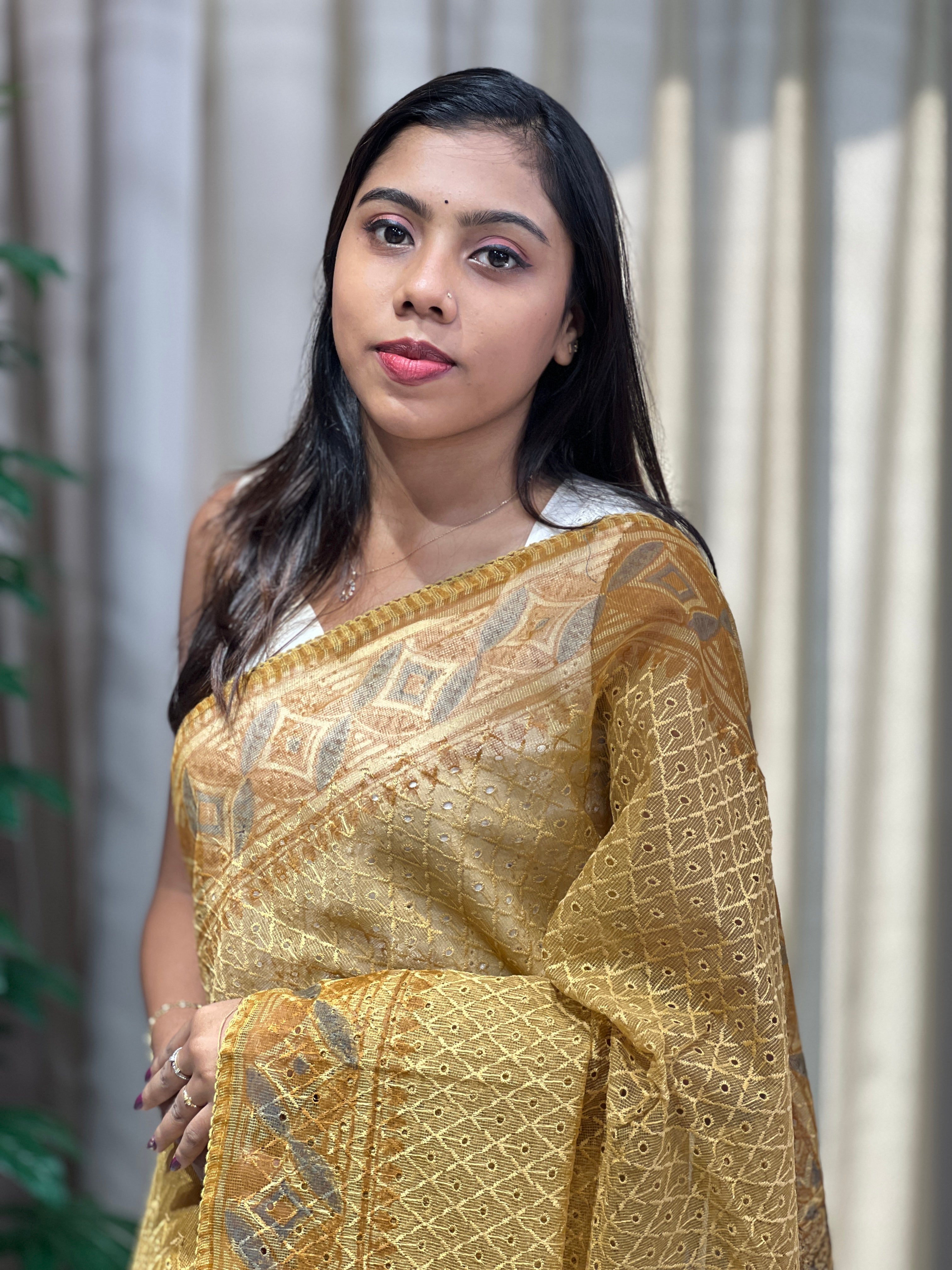Block Printed Kota Saree | PF1188