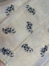 Floral Design Golden Tissue Saree | GAT217