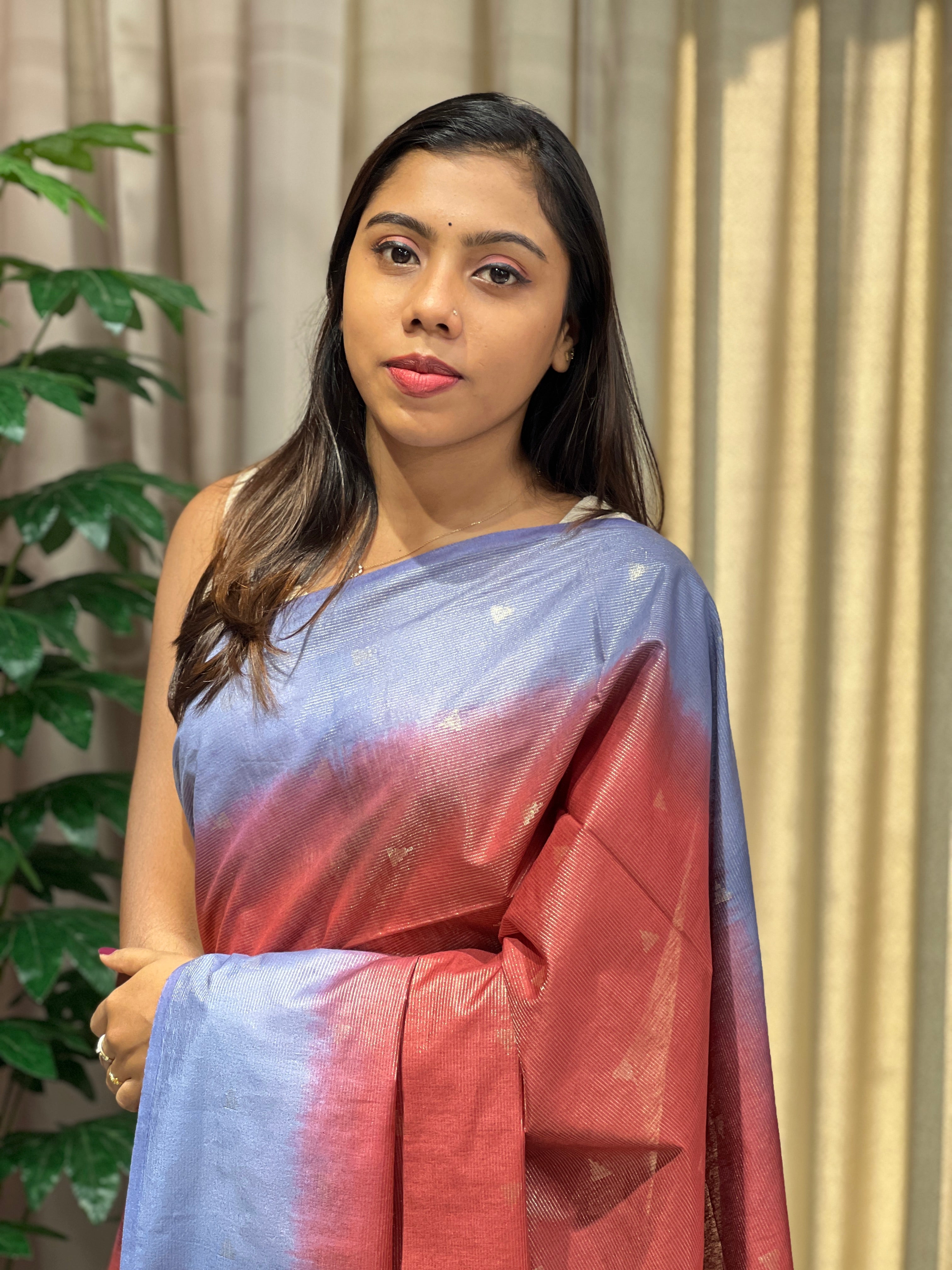 Zari Stripes Patterned Semi Silk Saree | PF1103