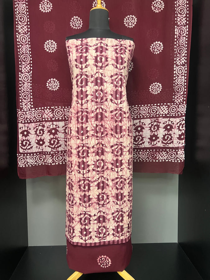Batik Printed Cotton Salwar Set | MT147
