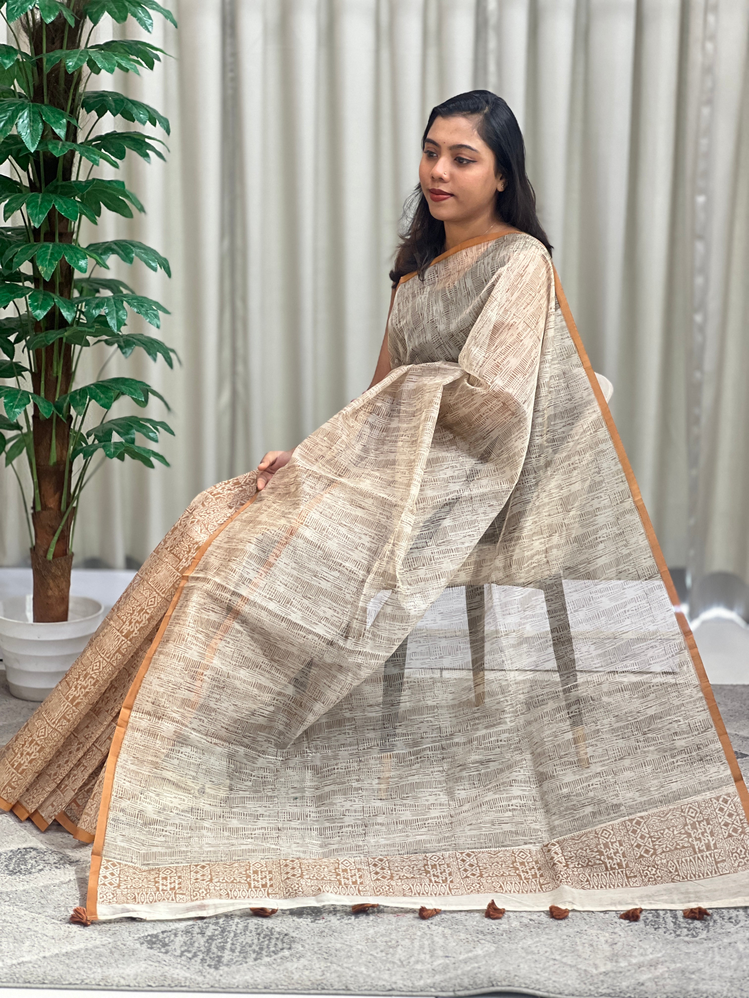 Digital Printed Super Net Kota Saree | YNG1367