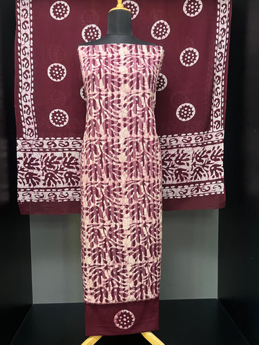 Batik Printed Cotton Salwar Set | MT176