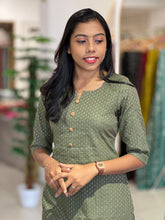 Buta Weaving South Cotton Kurta Set | DNT708