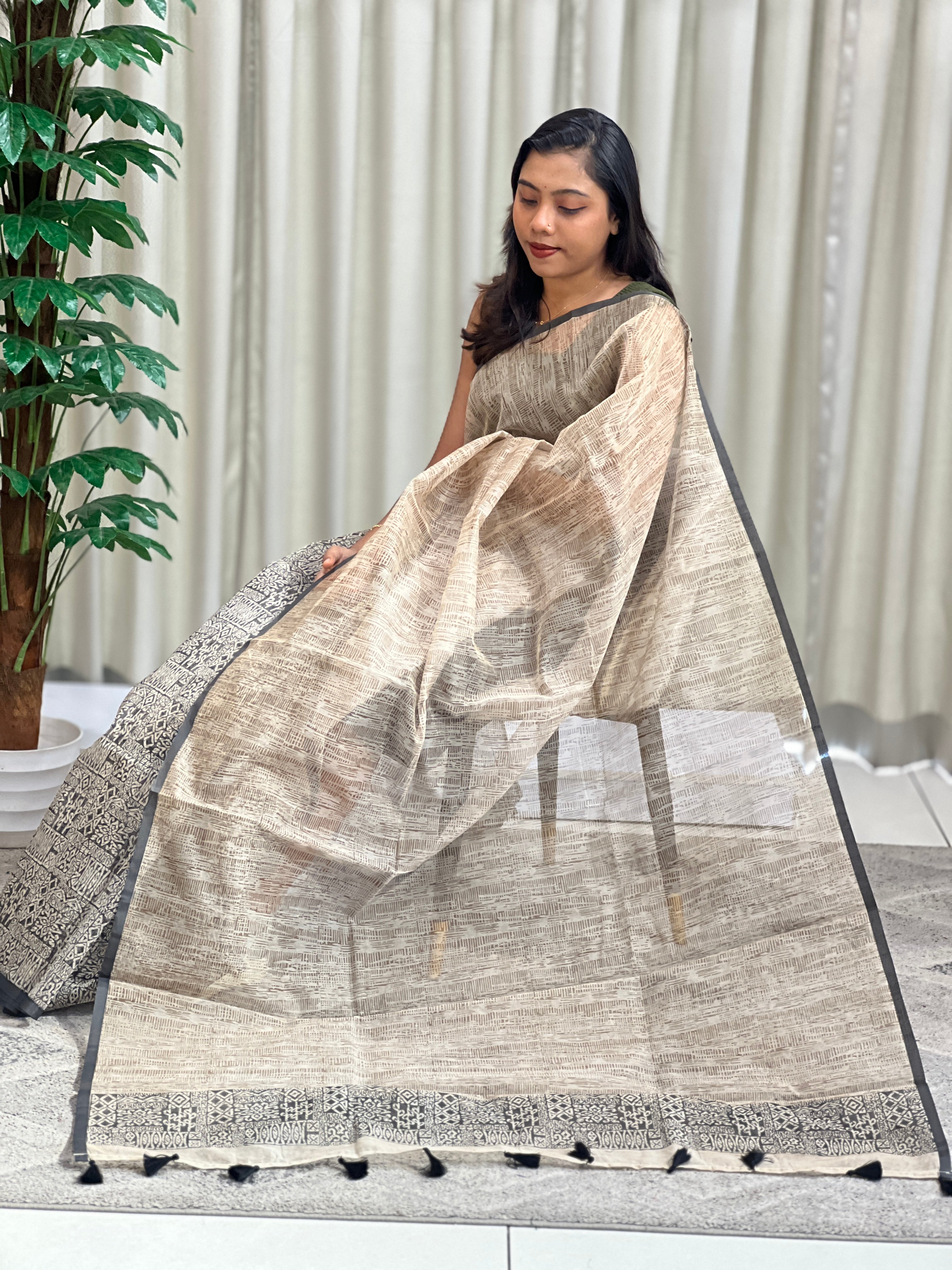 Digital Printed Super Net Kota Saree | YNG1368