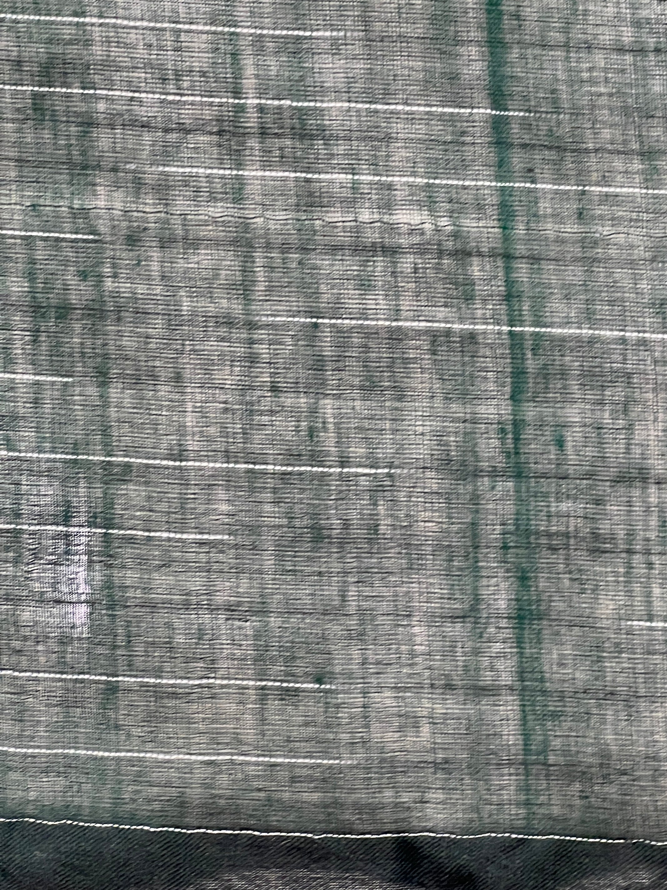 Thread Weaved Linen Cotton Saree | PF1169