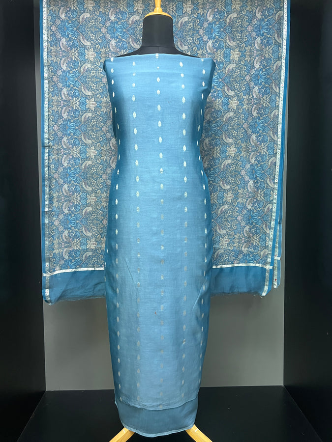 Banarasi Woven Chanderi Silk Salwar Set | UVS146