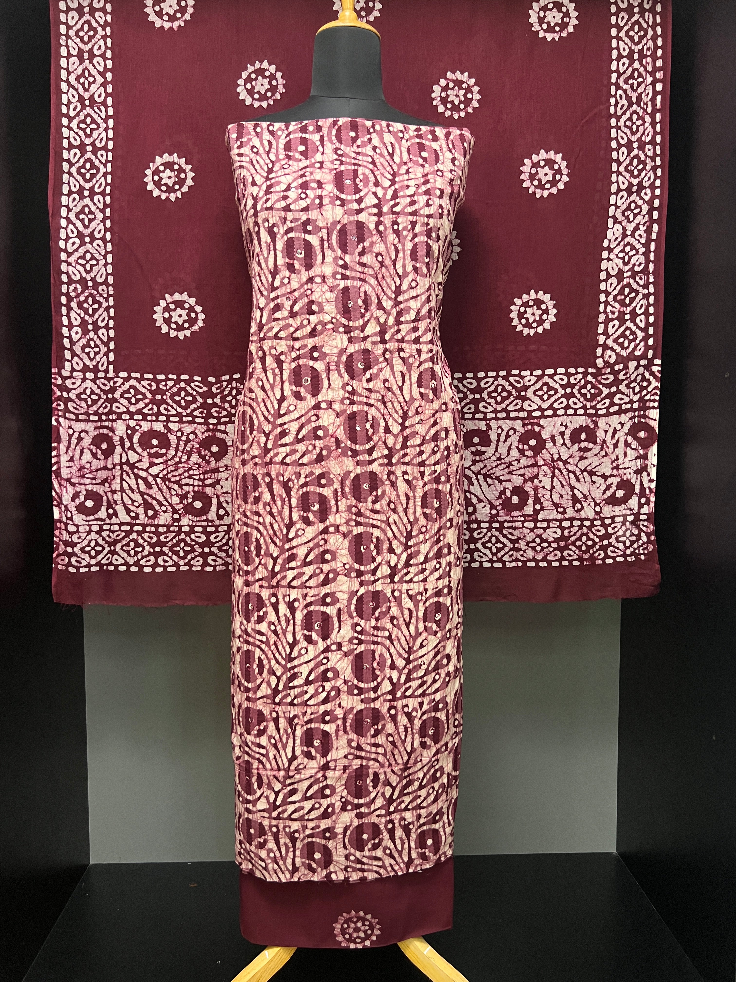 Batik Printed Cotton Salwar Set | MT181