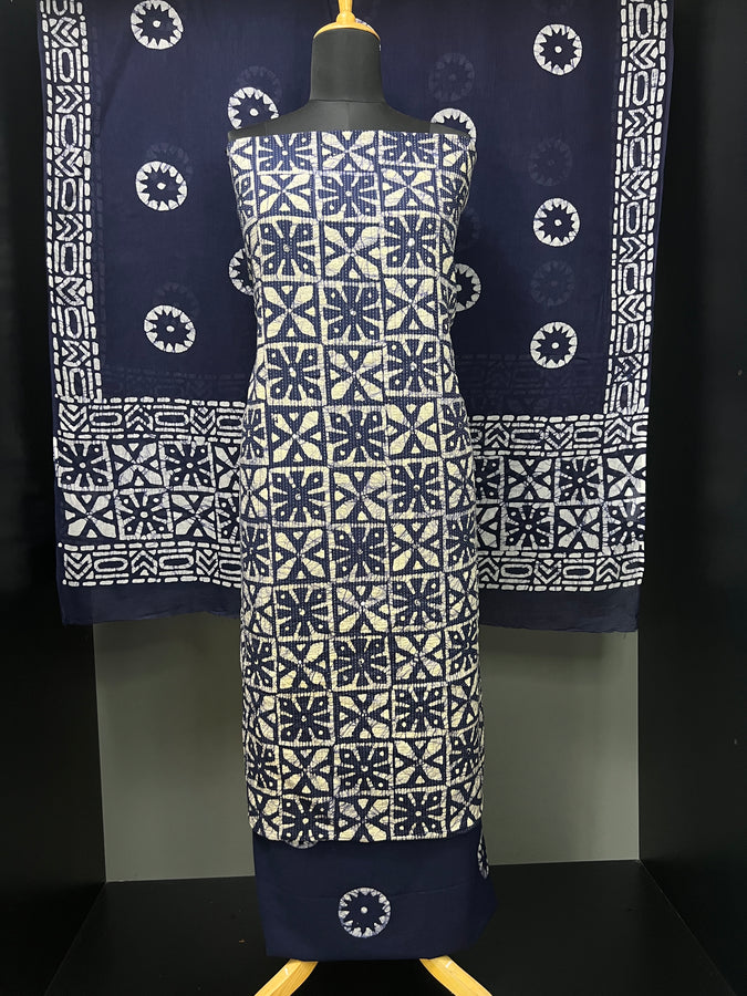 Batik Printed Cotton Salwar Set | MT161