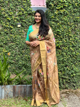 Digital Floral Printed Chanderi Saree | ACT1299