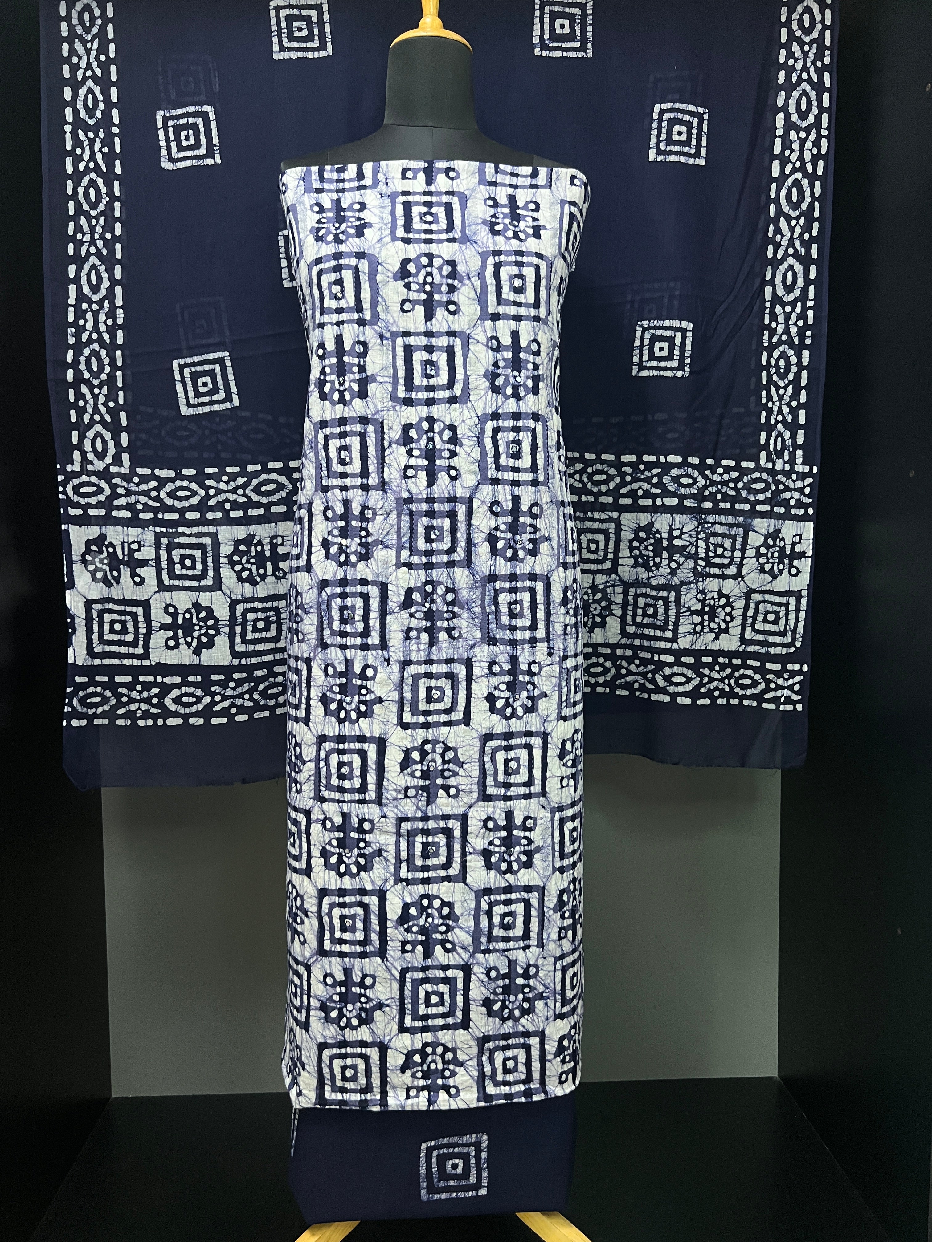 Batik Printed Cotton Salwar Set |  MT165