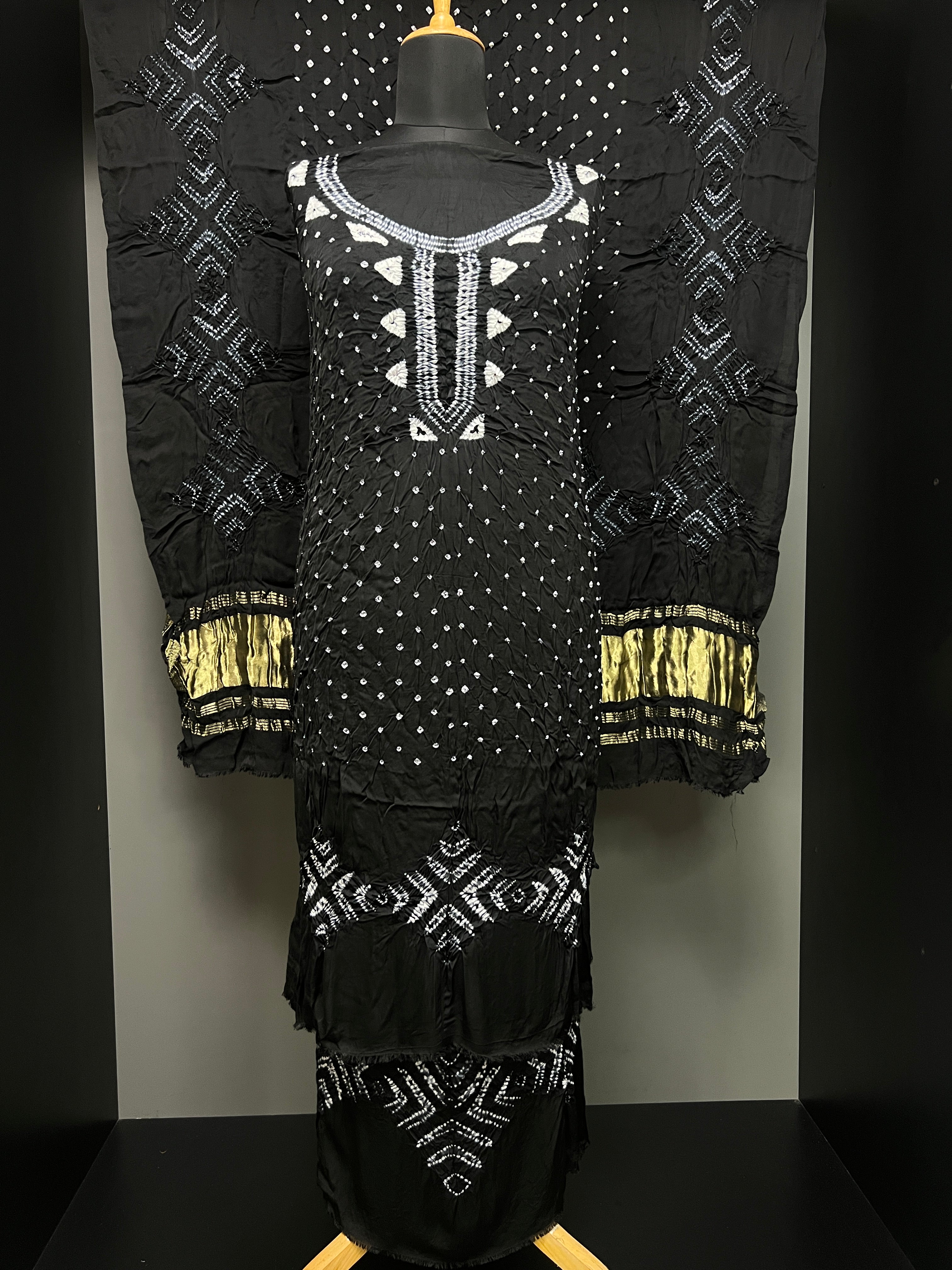 Bandhani Tie & Dye Modal Salwar Set | SAC198