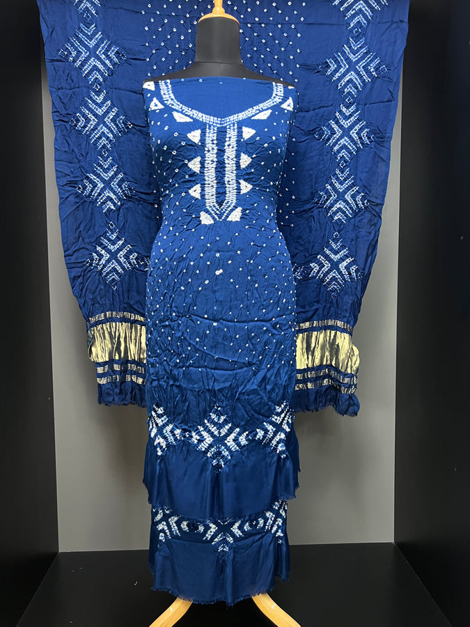 Bandhani Tie & Dye Modal Salwar Set | SAC195