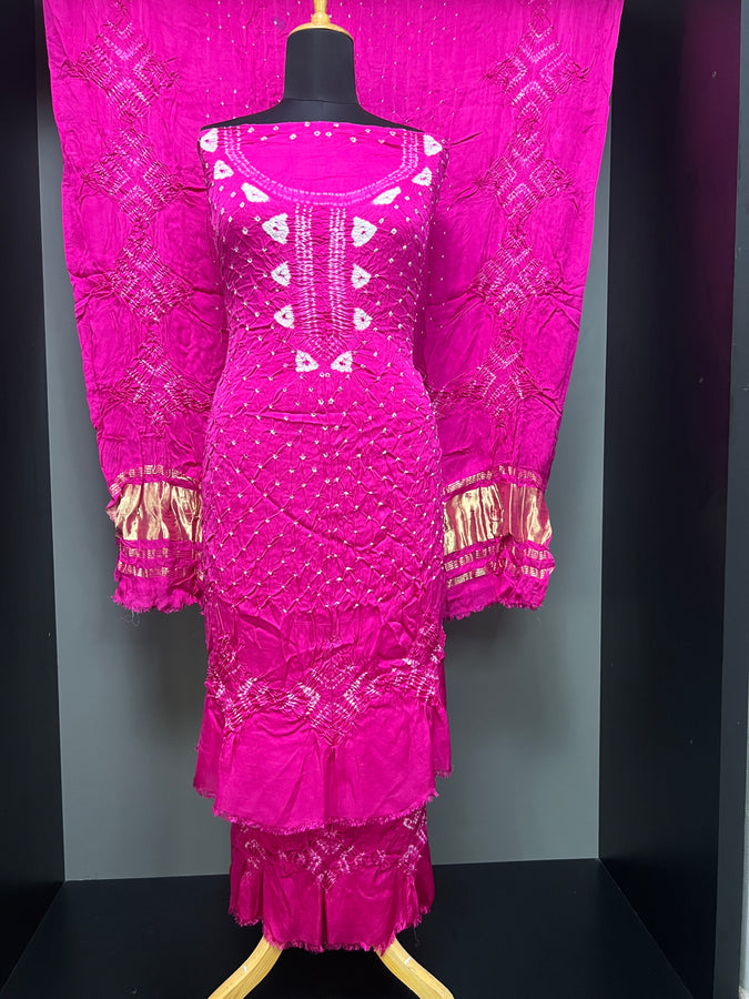 Bandhani Tie & Dye Modal Salwar Set | SAC196