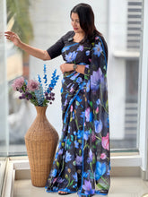 Floral Digital Printed Georgette Saree  | HT216
