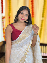 Banarasi Weaved Semi Silk Saree | GAT384