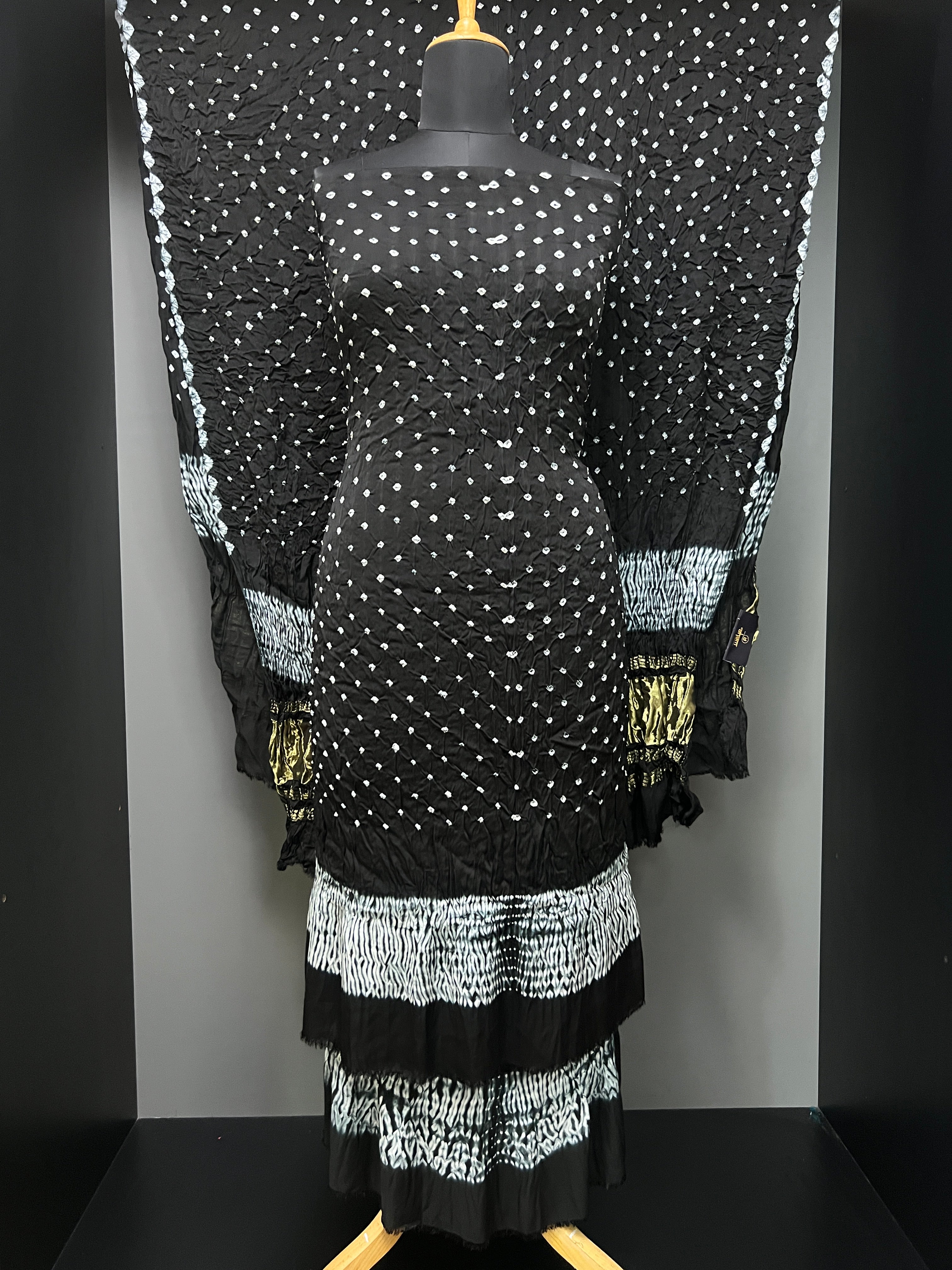 Bandhani Pattern Tie & Dye Semi Modal Salwar Set | SAC187