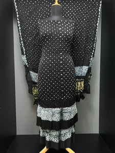 Bandhani Pattern Tie & Dye Semi Modal Salwar Set | SAC187