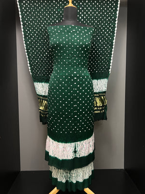 Bandhani Pattern Tie & Dye Semi Modal Salwar Set | SAC186