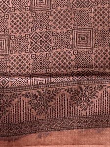 Thread Woven Soft Tussar Saree | YNG441