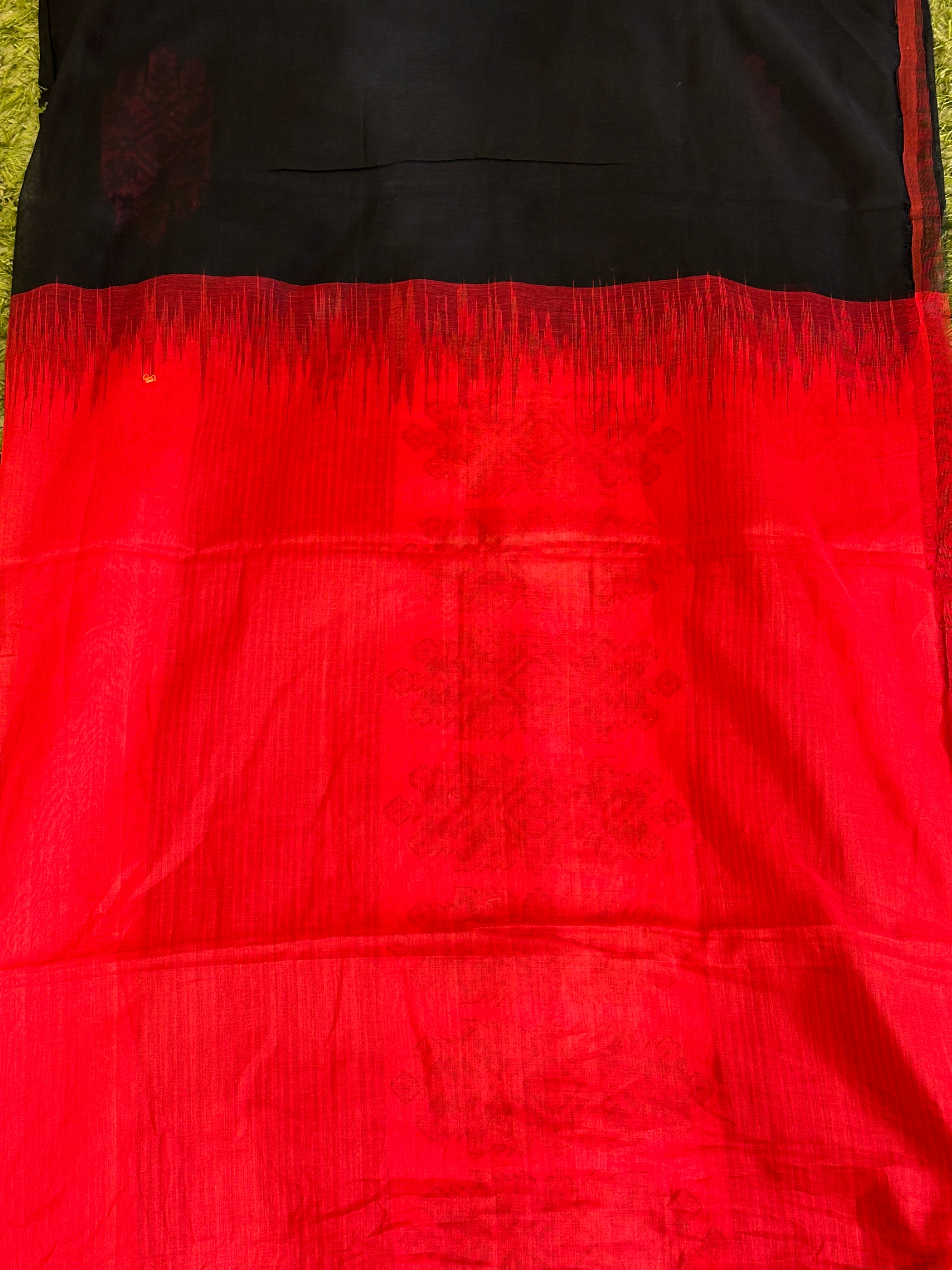 Jamdani Woven Handloom Pure Cotton Saree | AYD186