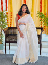 Banarasi Weaved Semi Silk Saree | GAT383