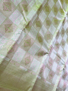 Geometrical Design Kanchipuram Saree | HH196