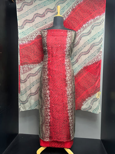 Printed Supernet Kota Salwar Set | SF1164