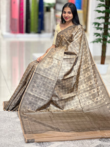 Thread Woven Soft Tussar Saree | YNG439