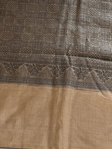 Thread Woven Soft Tussar Saree | YNG439