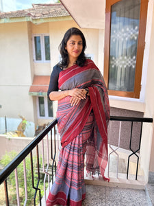 Odisha Weaving Pattern Cotton Saree | RP318