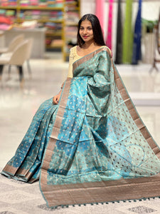 Digital Printed Tussar Saree | YNG396