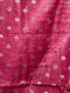 Zari Border Detailed Tussar Saree | YNG399