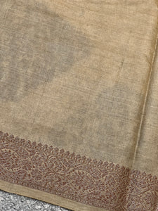 Zari Border Detailed Tussar Saree | YNG399