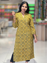 Hand Block Printed Cotton Kurta | DNT268