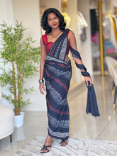 Block Printed Modal Silk Saree | JKL533