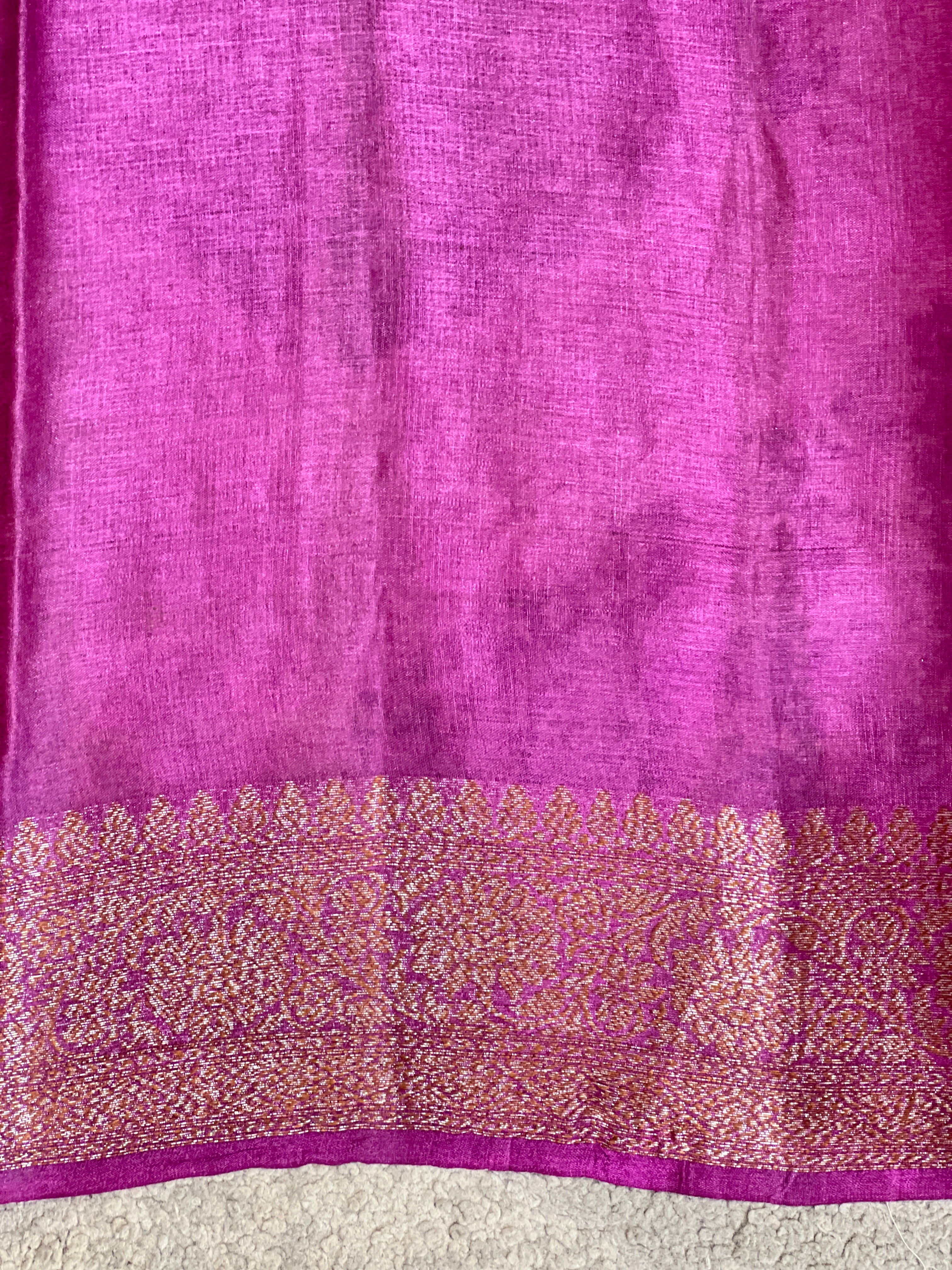 Buta Woven Pattern Banarasi Tussar Saree | ZSS128