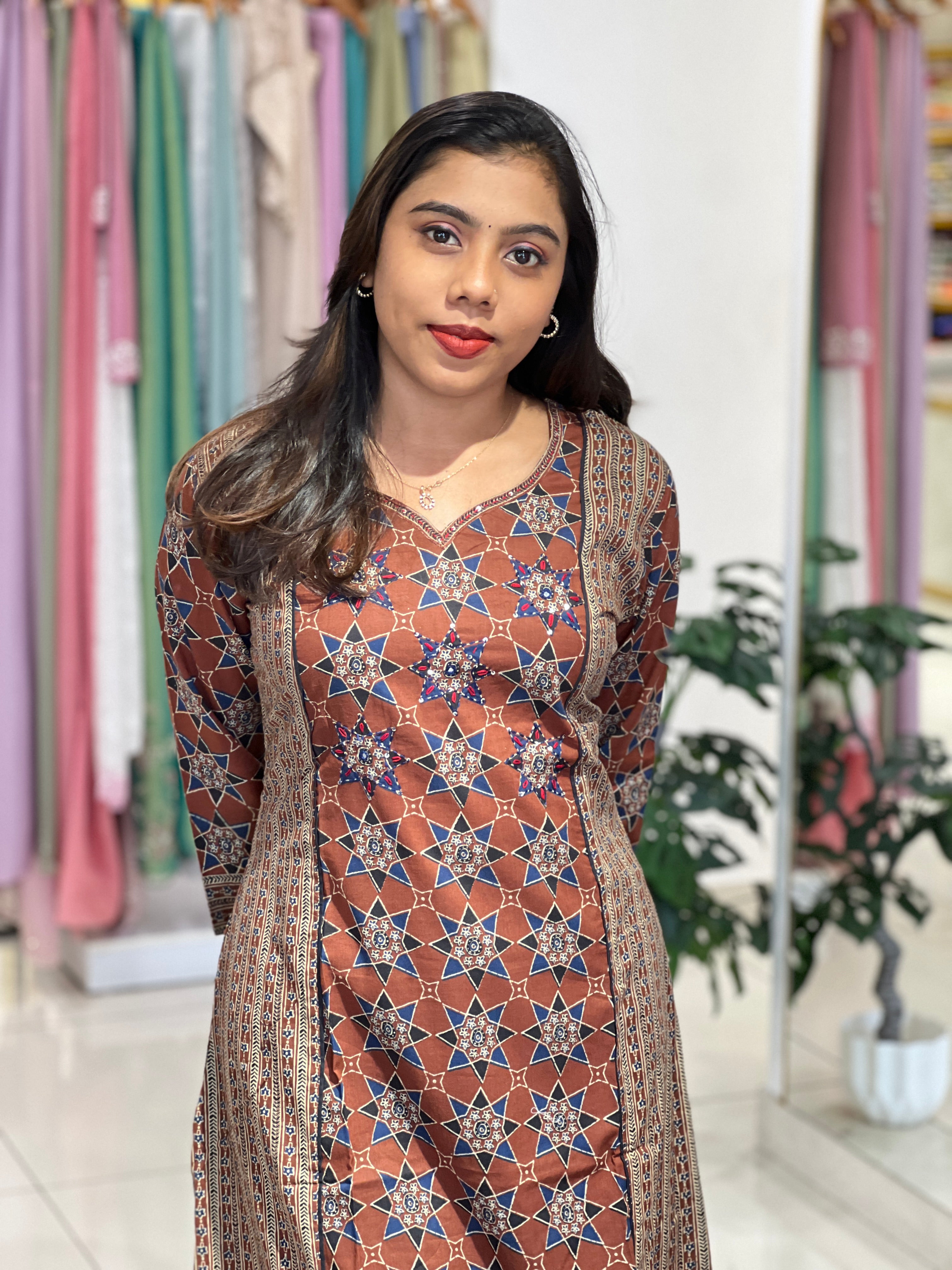 Geometric Print Cotton Kuta |DVC118