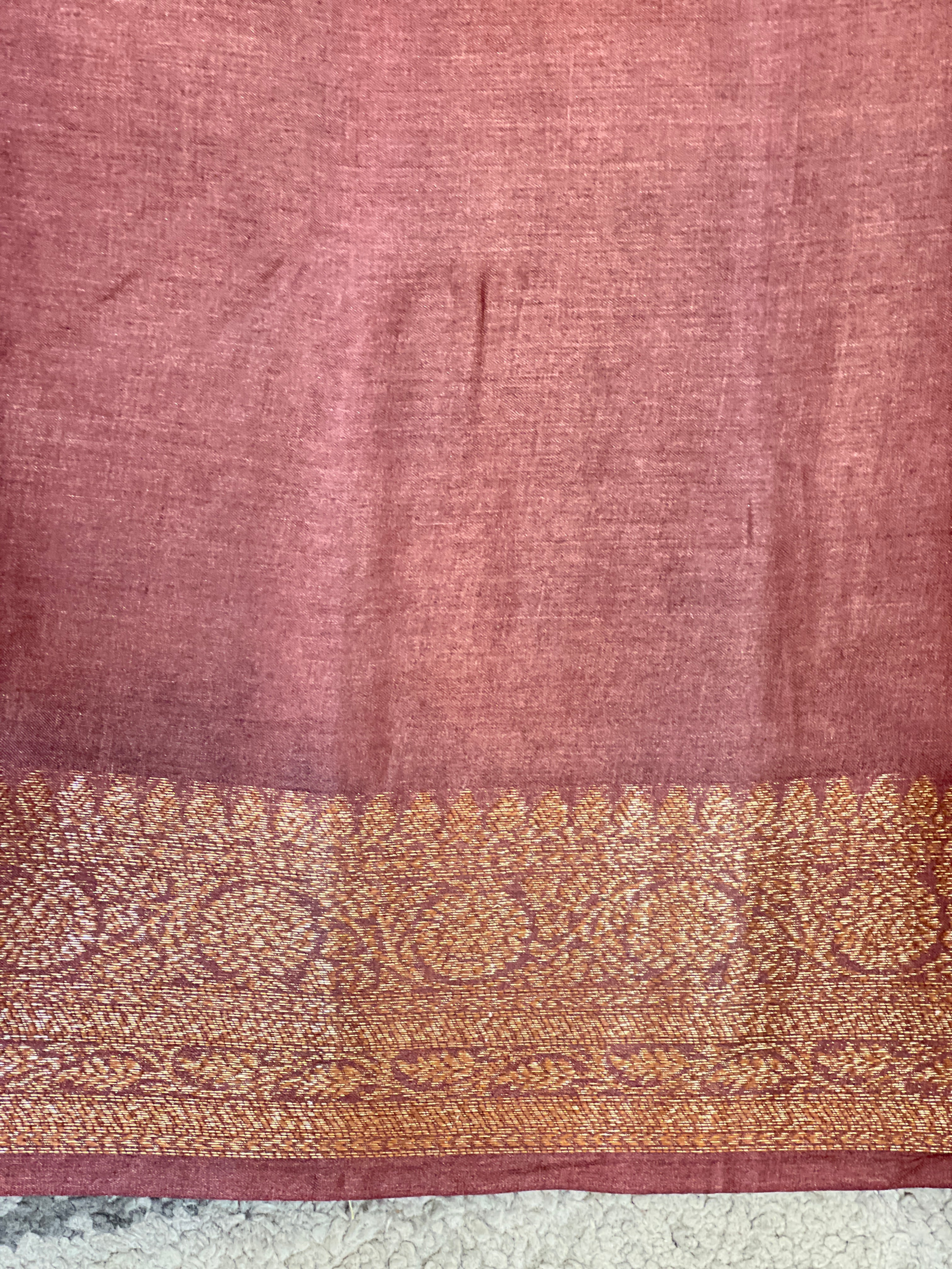 Buta Woven Pattern Banarasi Tussar Saree  | ZSS133