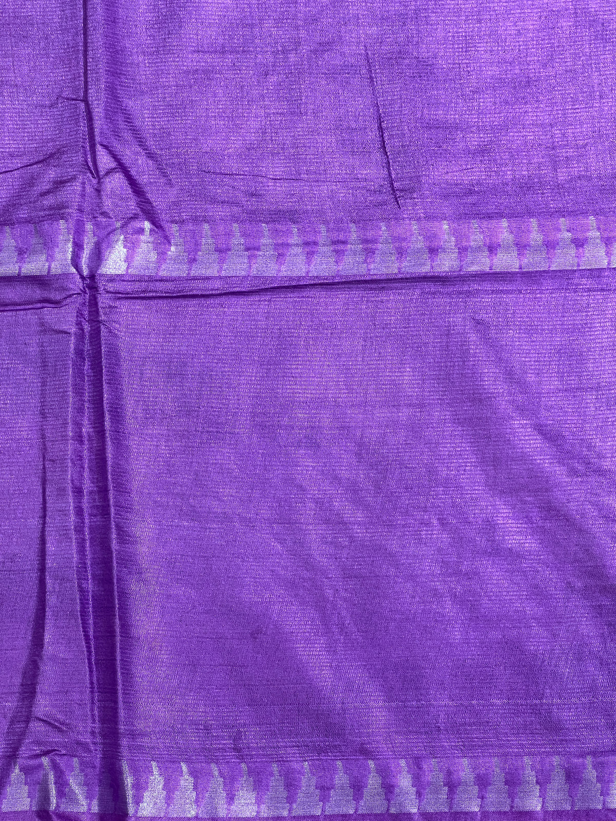 Machine Embroidered Bhagalpuri Linen Saree | NHH726