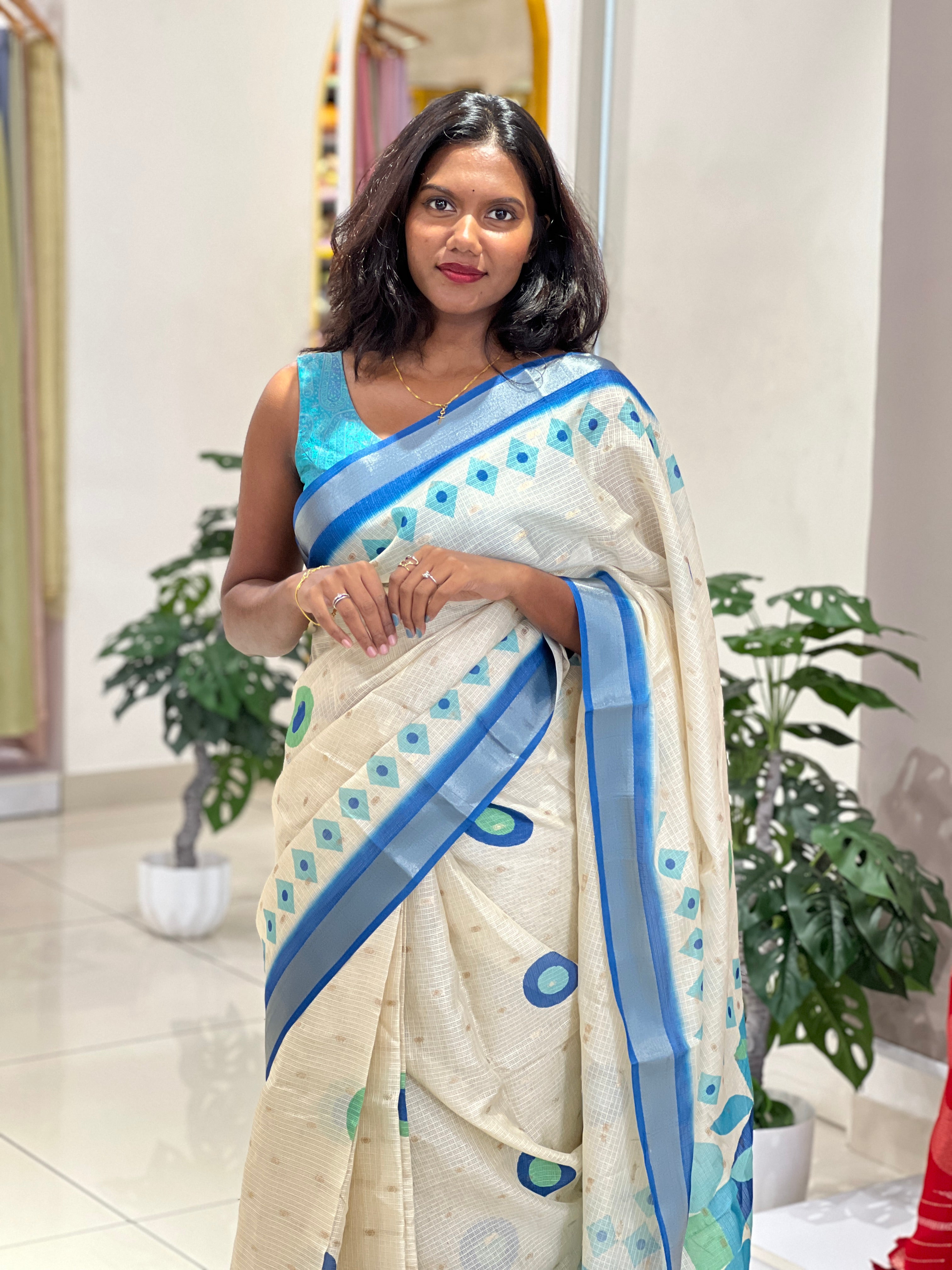 Printed Pattern Silky Kota saree |HT453