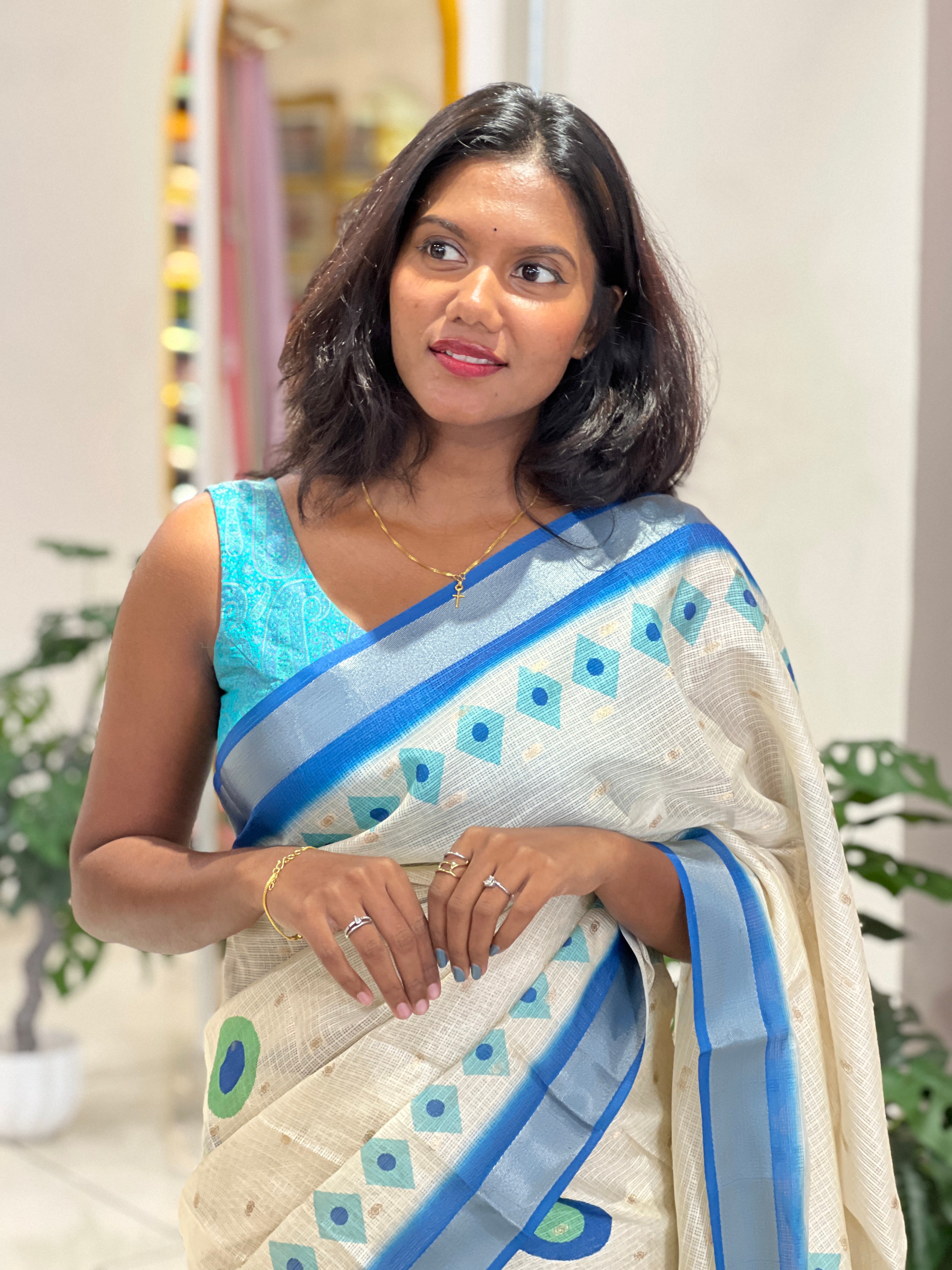 Printed Pattern Silky Kota saree |HT453