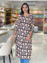 Hand Block Printed Cotton Kurta | DNT321