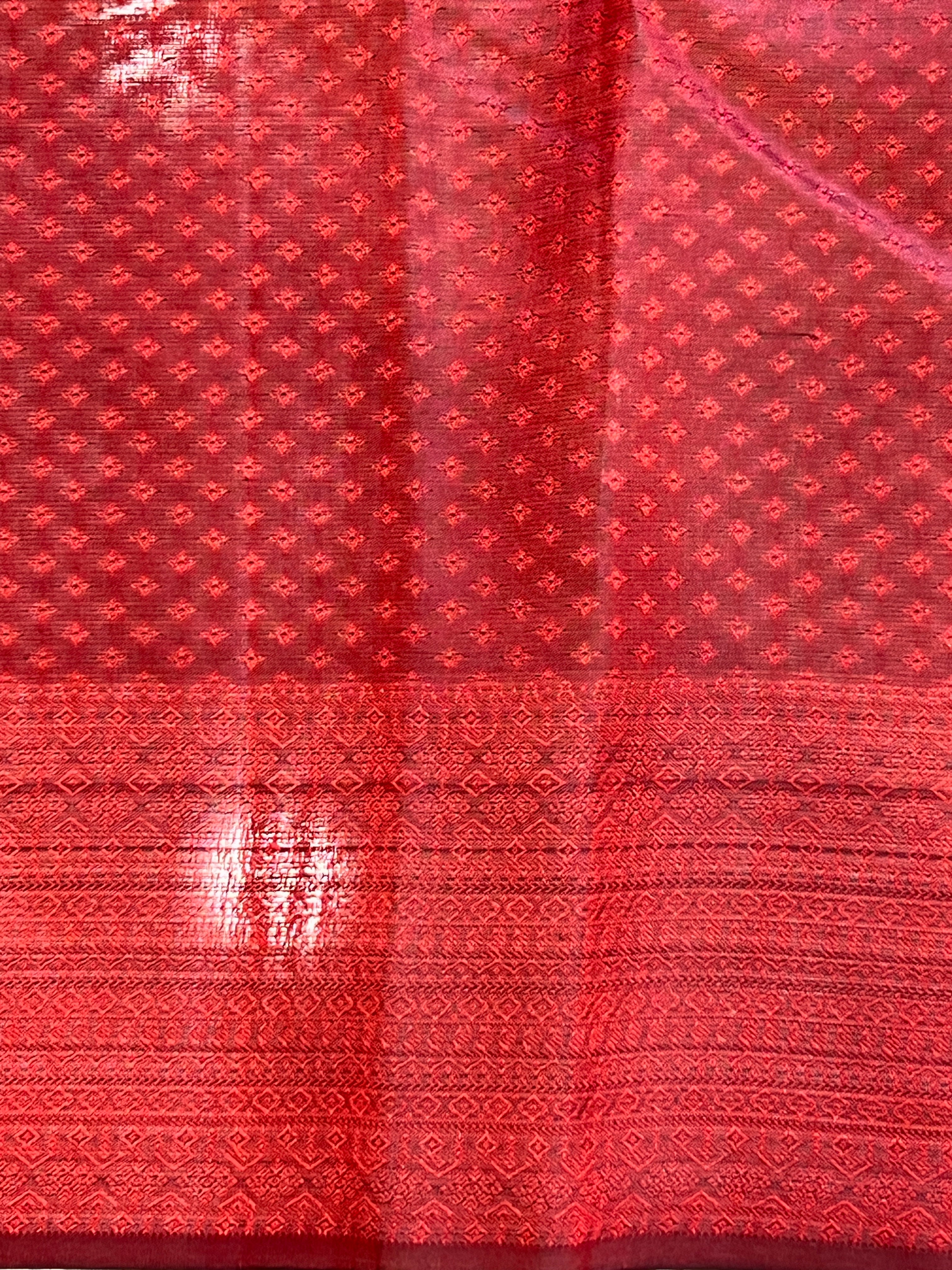 Traditional Jacquard Butta Woven Soft Silk Saree | RMR103