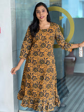 Block Printed A-Line Cotton Kurta | DNT320