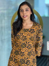 Block Printed A-Line Cotton Kurta | DNT320