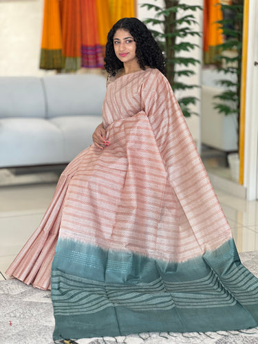 Kesiya Weaving Tussar Finish Saree | DLS272