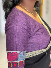 Digital Printed Semi Silk Stitched Blouse | IT151