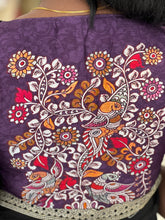 Digital Printed Semi Silk Stitched Blouse | IT151